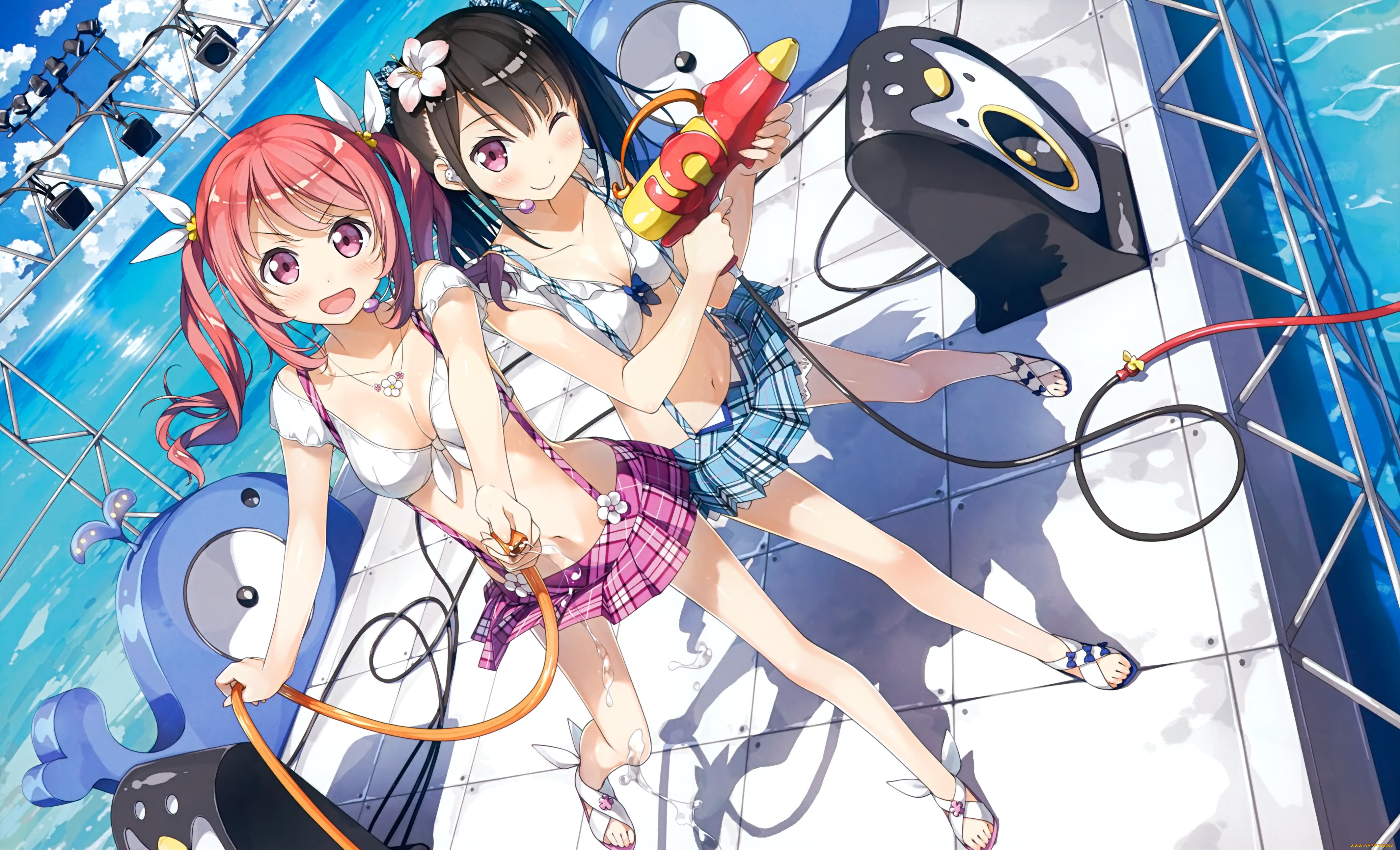 , kantoku , artbook, kurumi, kantoku, shizuku, , 